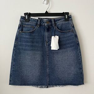 NWT a loves a Denim Cut Off Skirt